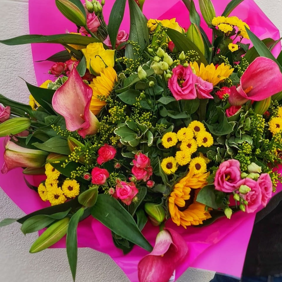 Luxury Florals | Hot Pink & Yellow