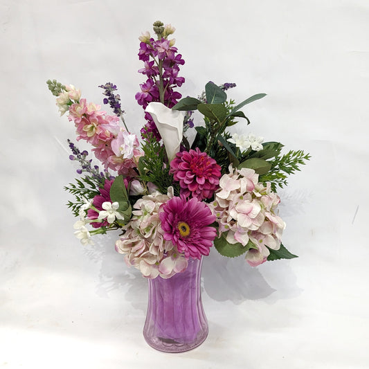 Faux Vase | Country Pinks
