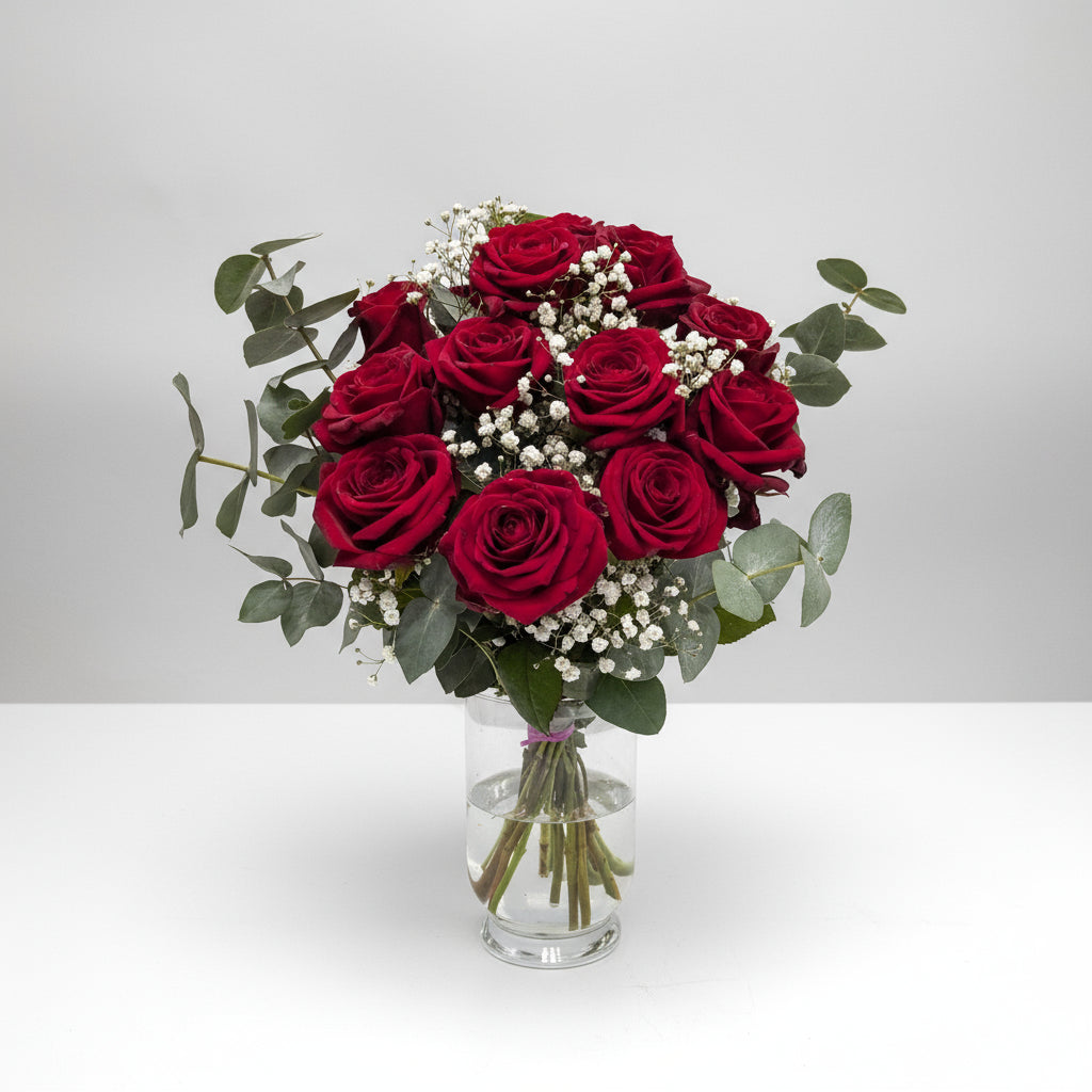 Classic Vase | Red Roses