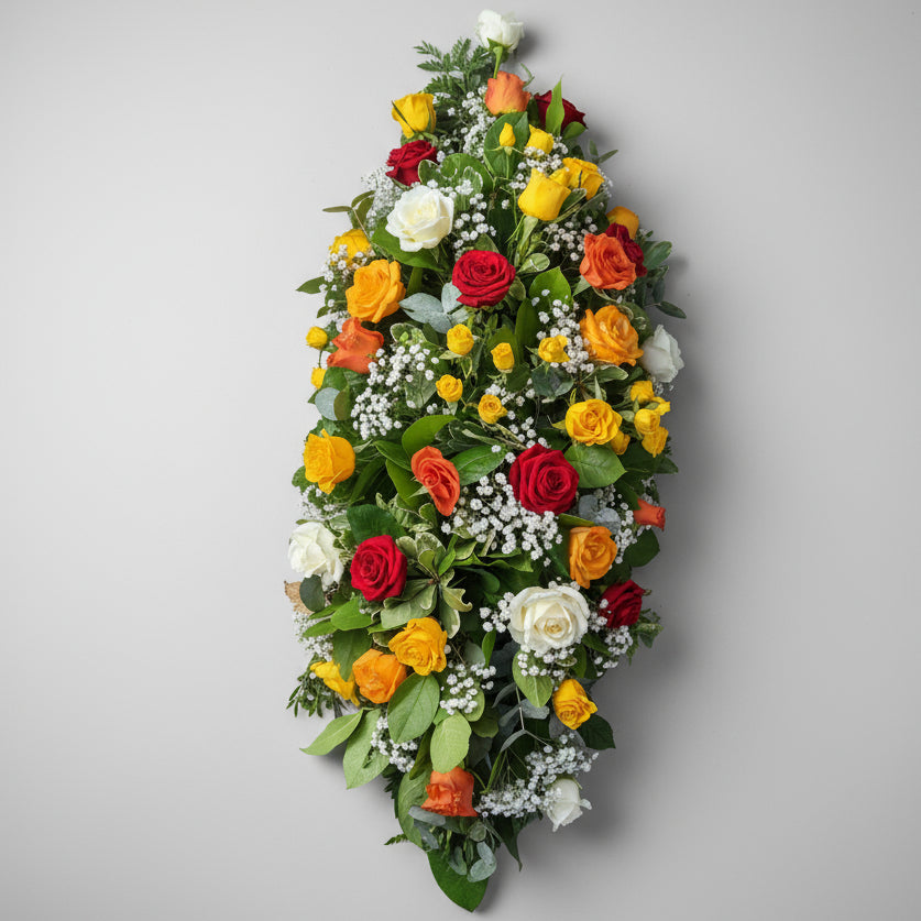 Double Ended Spray | Sunset Roses