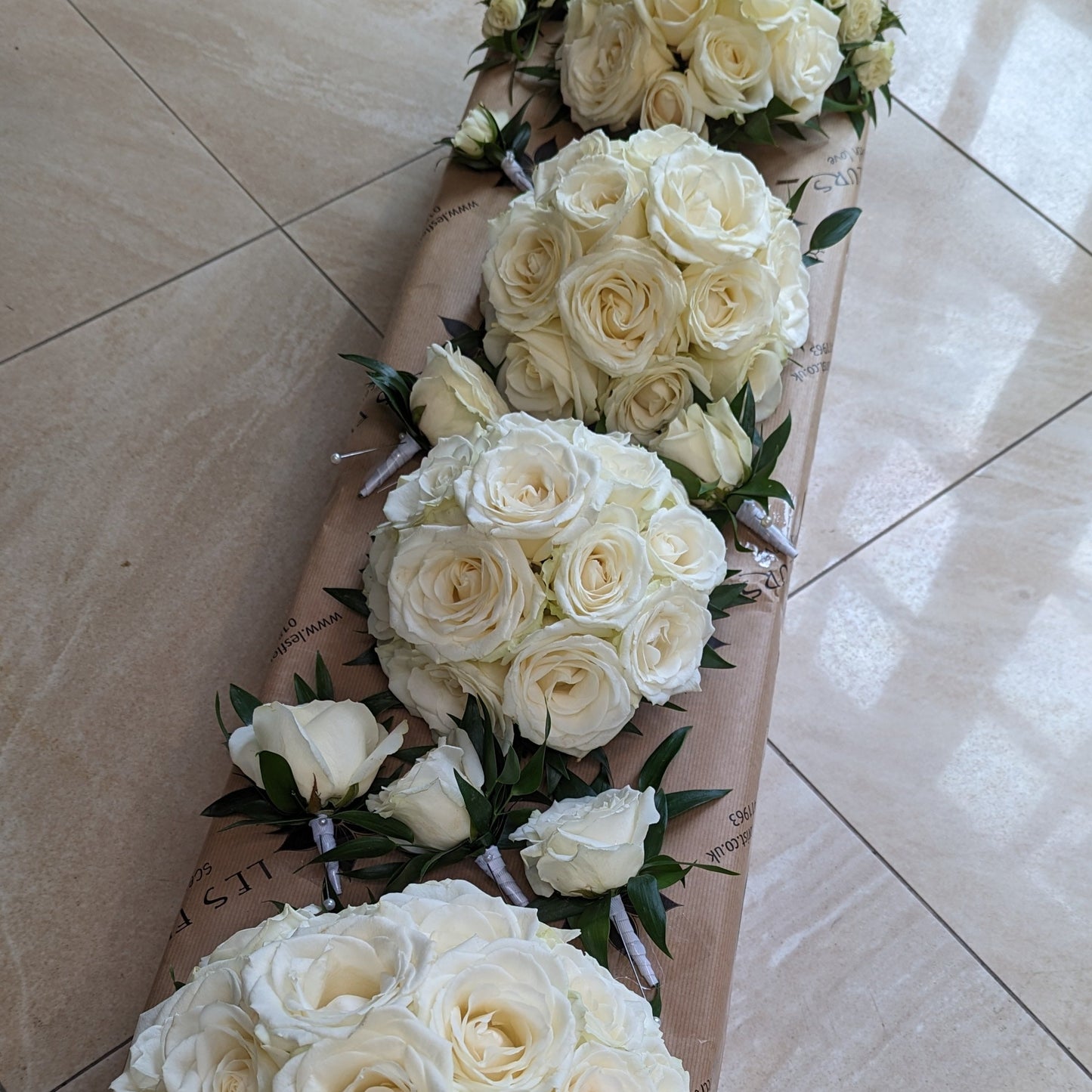 Wedding Flowers | White Roses