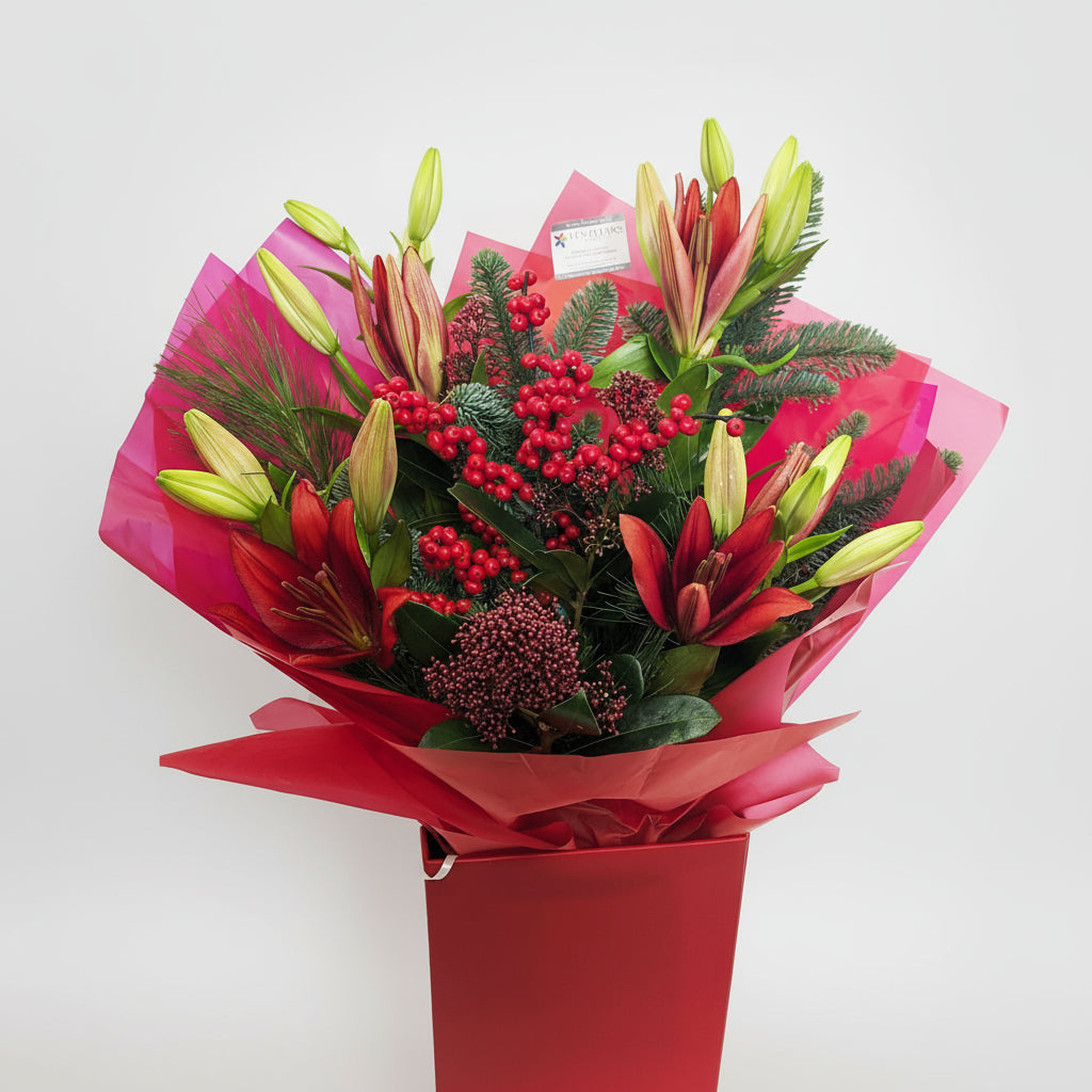 Handtied | Festive Lilies