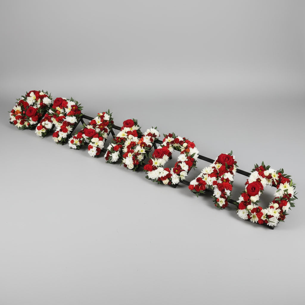 Red Grandad Tribute Funeral Tribute