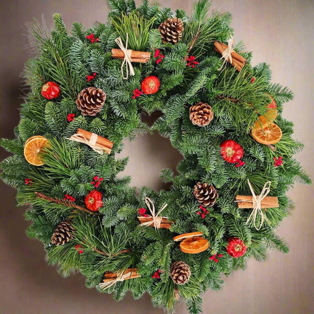 Christmas Wreath | Rustic Fruits