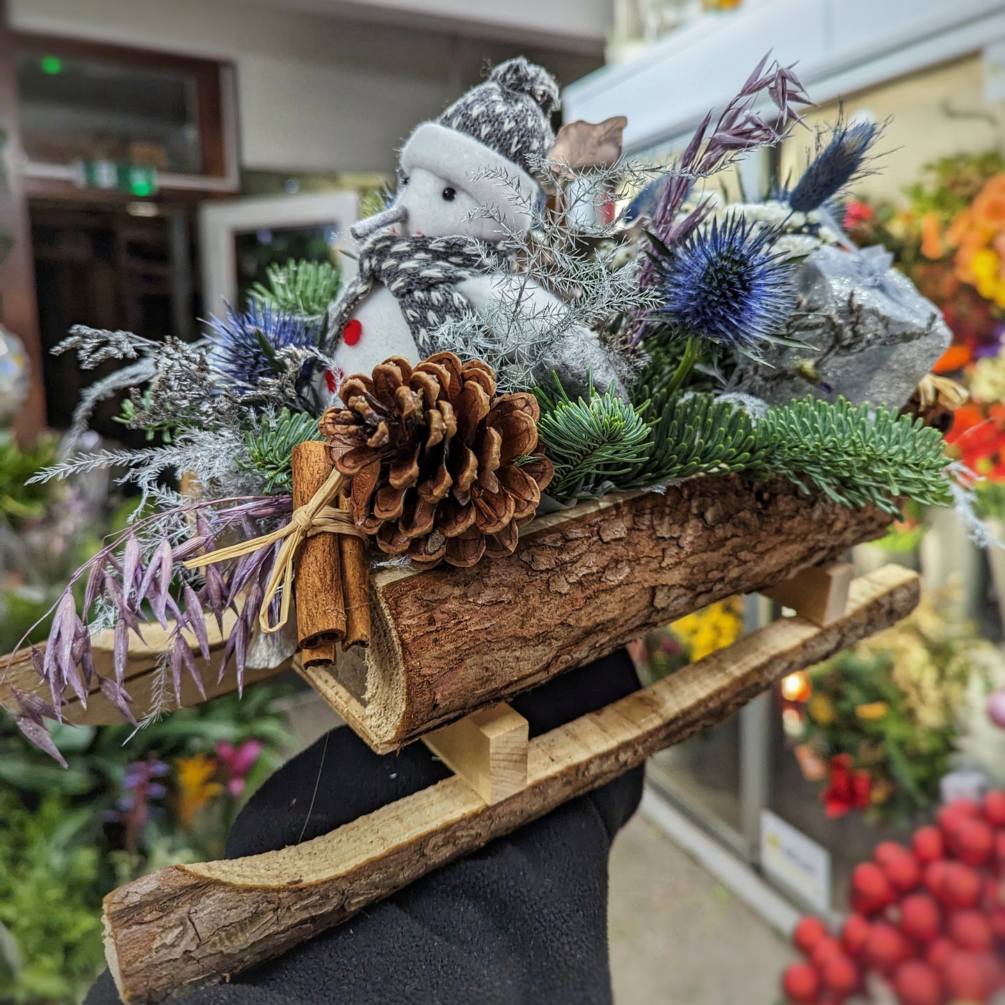 Sleigh Arrangement | Florist's Choice (Limited Availability!)