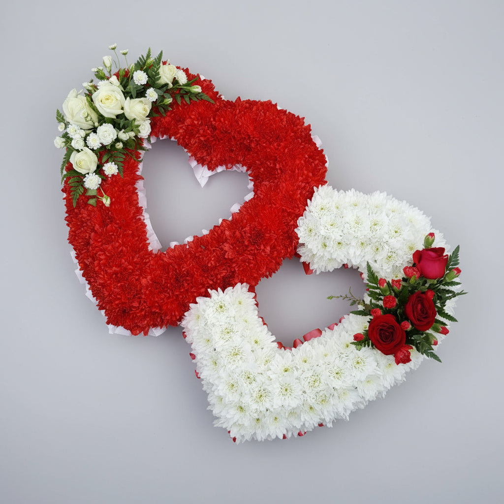 Forever Entwined Hearts Funeral Tribute