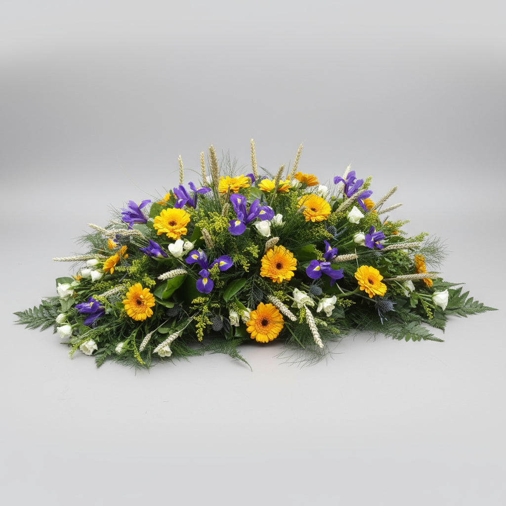Harvest Meadow Double Ended Spray Funeral Tribute