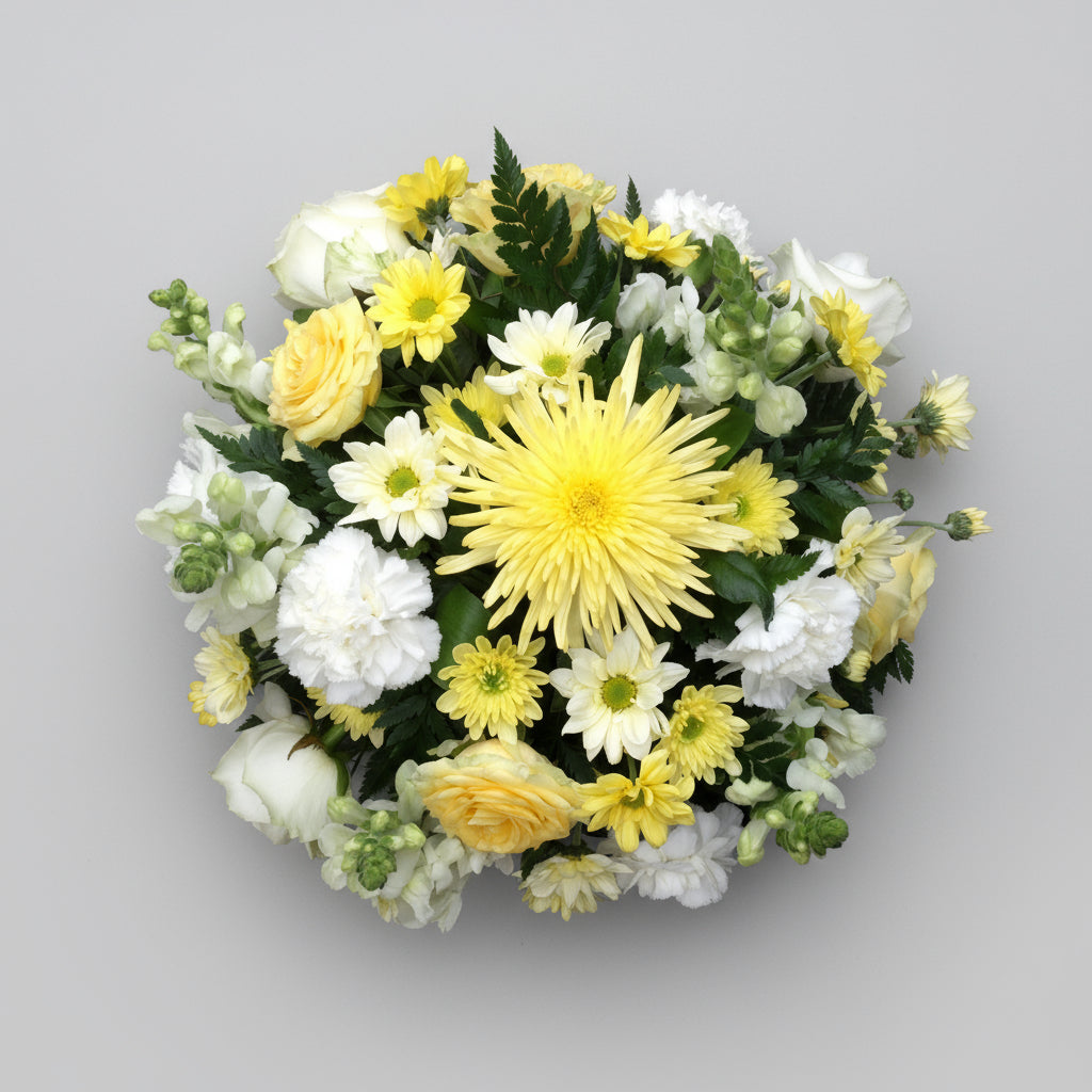 Lemon PosyFuneral Tribute