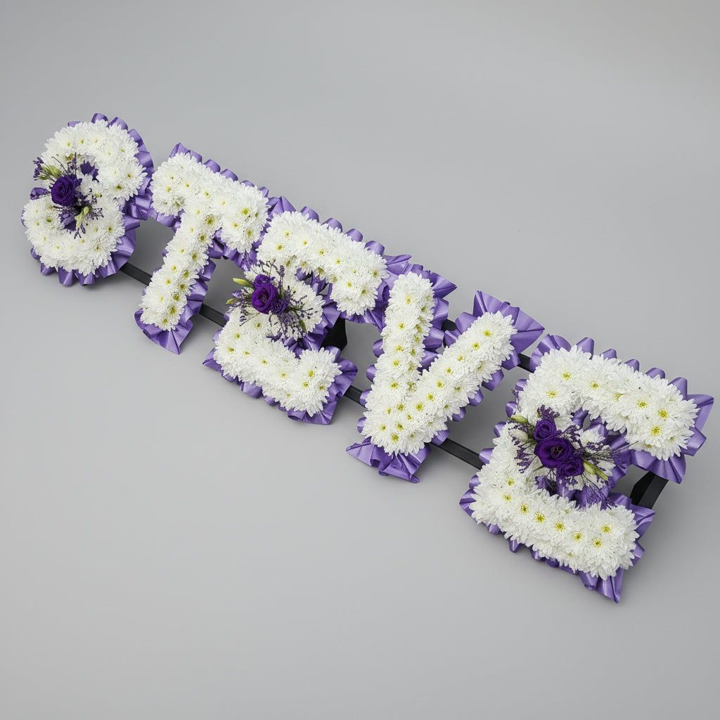 Personalised Name Tribute - Based Funeral Tribute