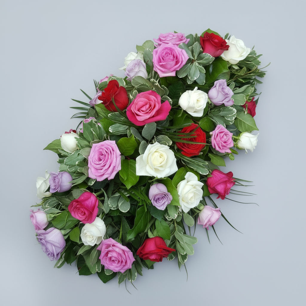 Sweet Sentiments Double Ended Spray Funeral Tribute