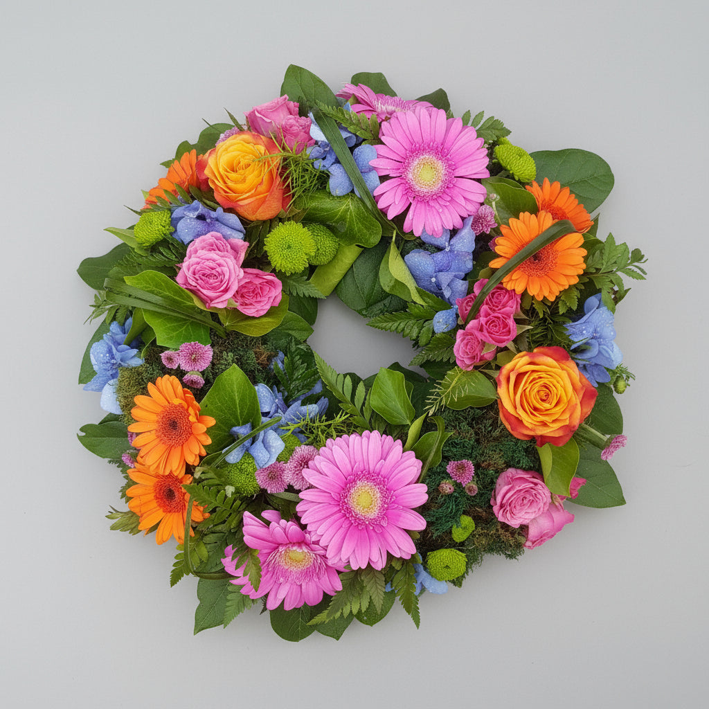 Sweet Times Wreath Funeral Tribute