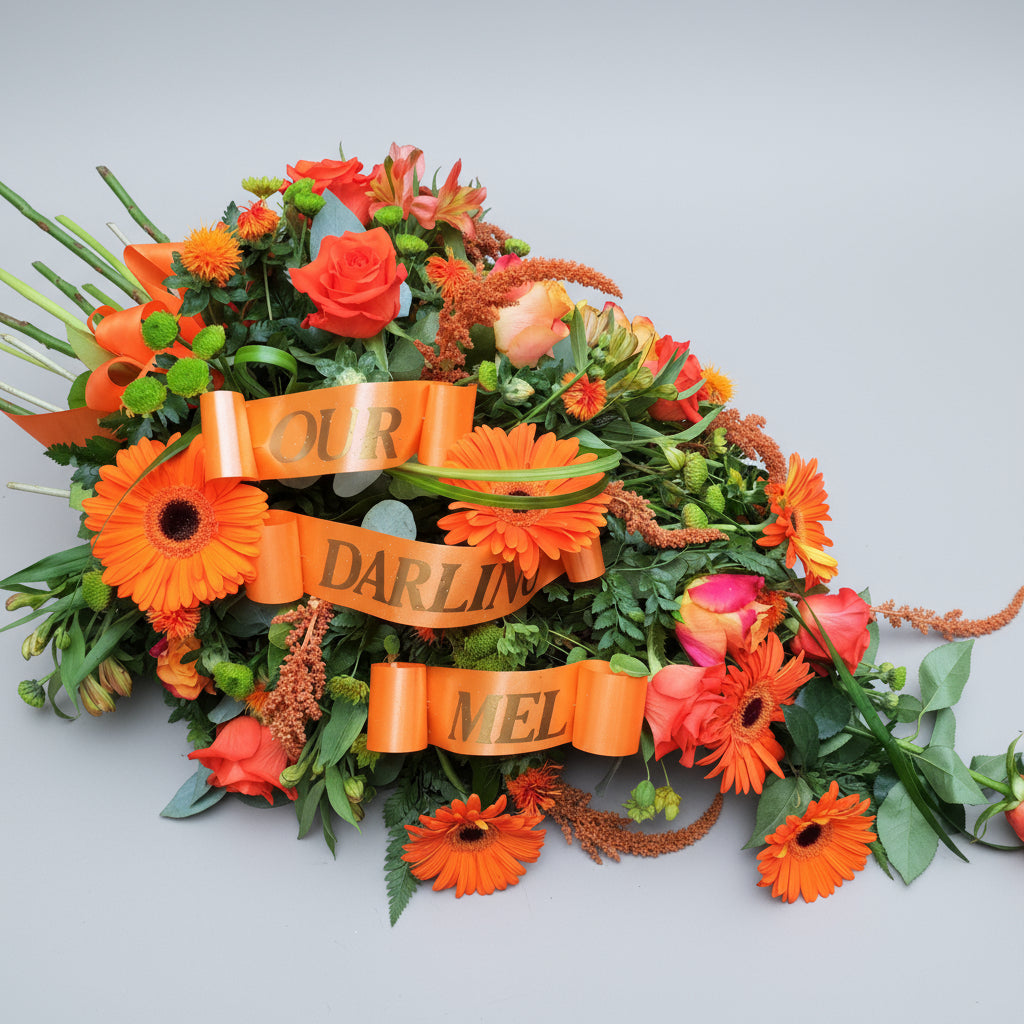 Tropical Paradise Spray Funeral Tribute