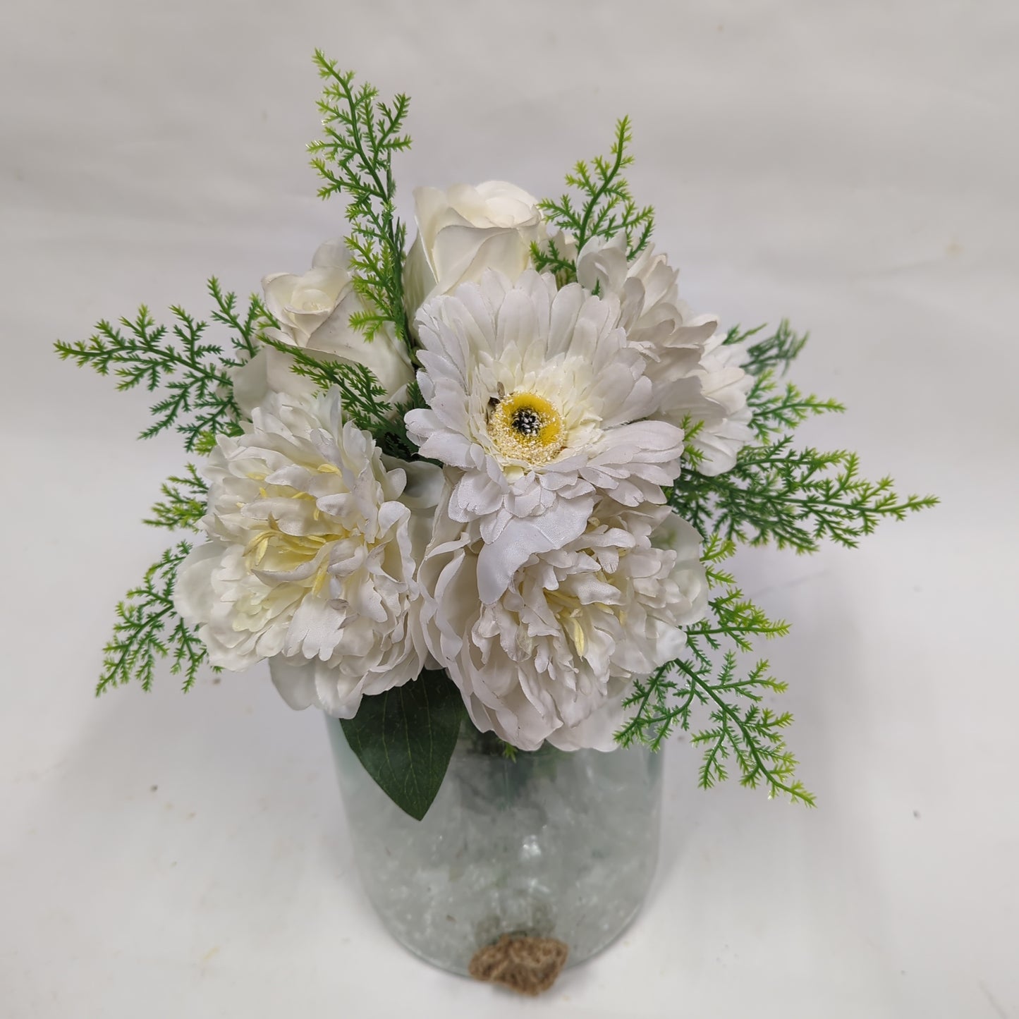 Faux Glass Vase | Wonderful Whites