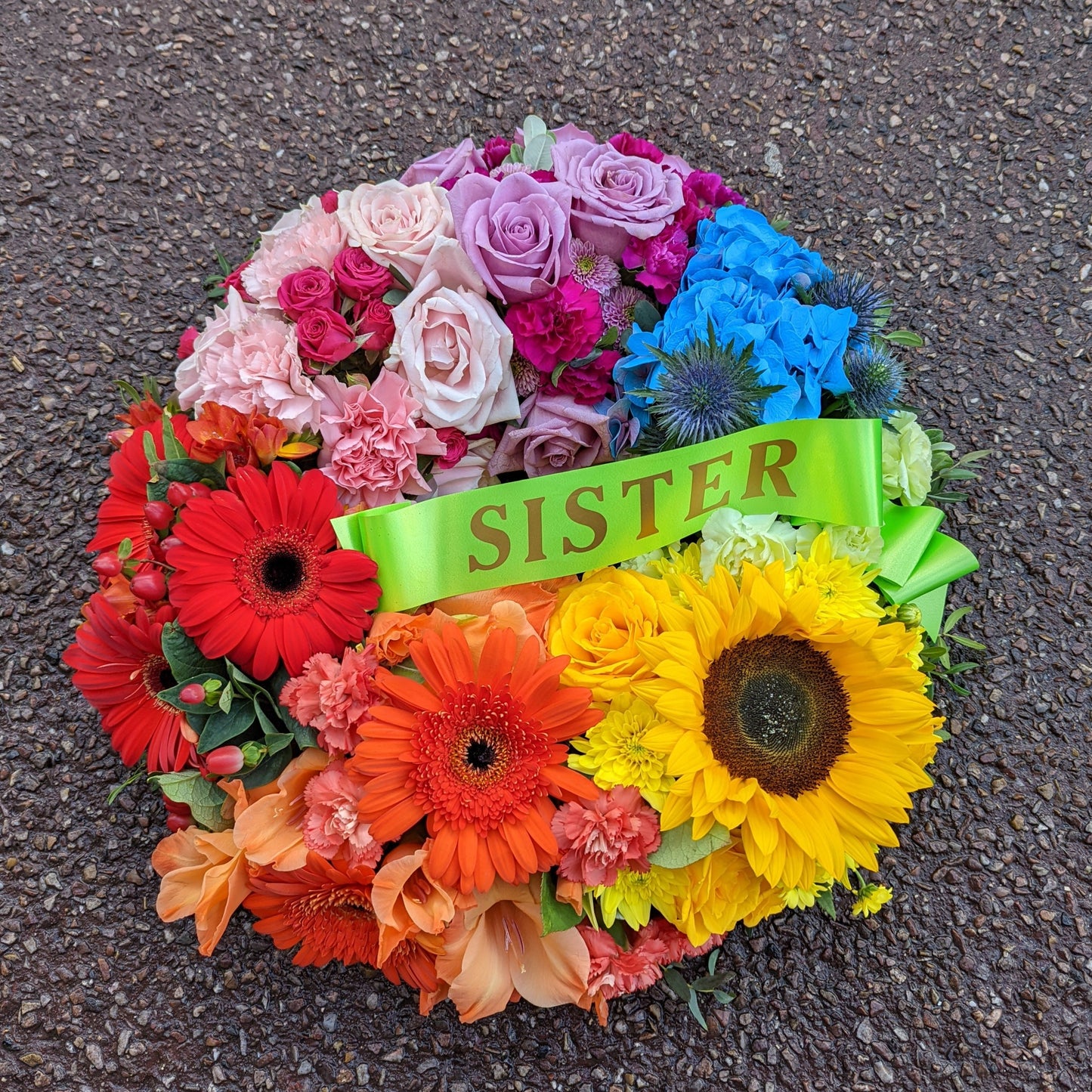 Funeral Wreath | Rainbow Sister