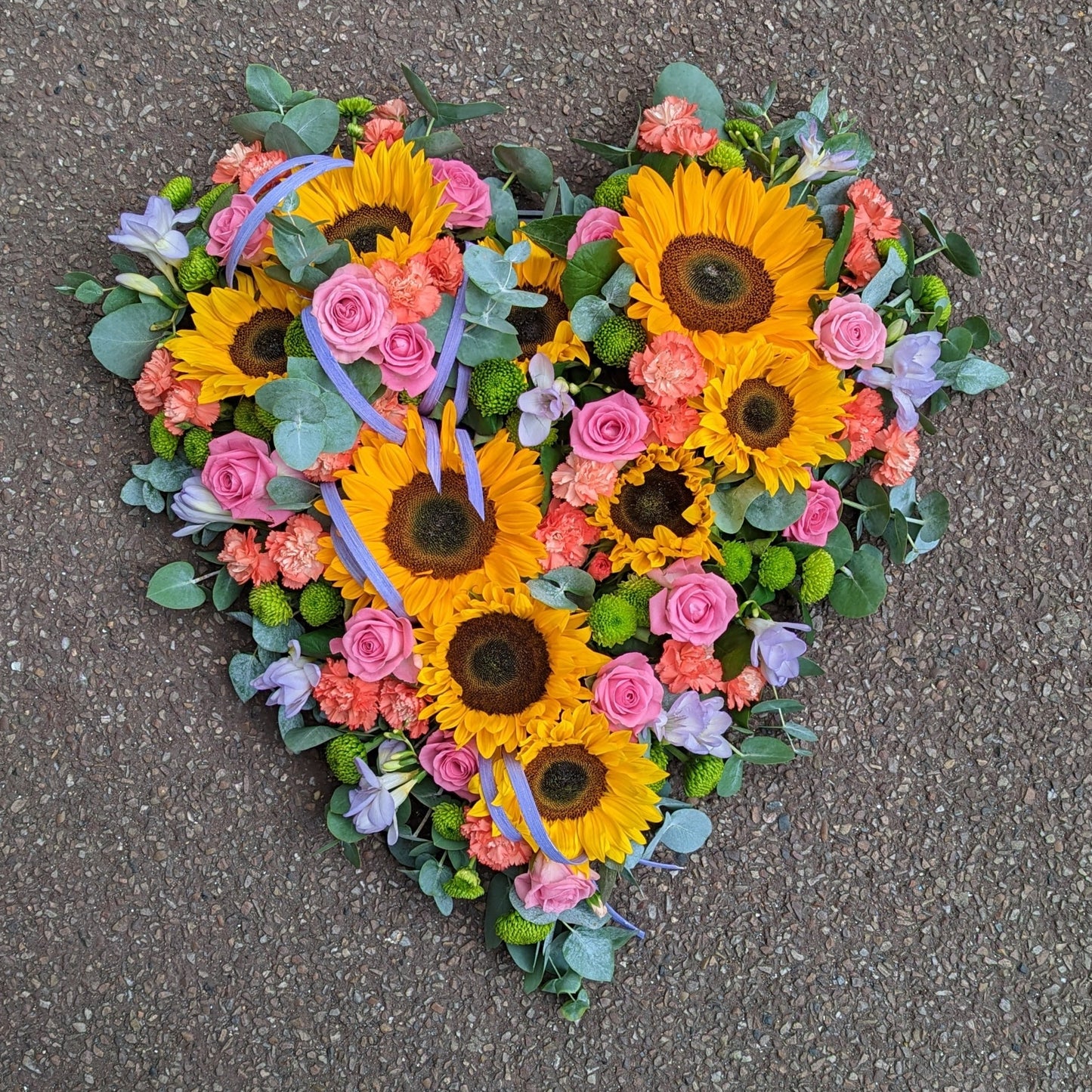 Summer Sunflower Heart
