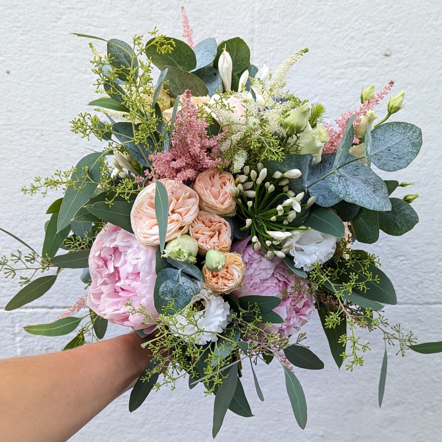 Seasonal Blush, Nude & White | Bridal Flowers