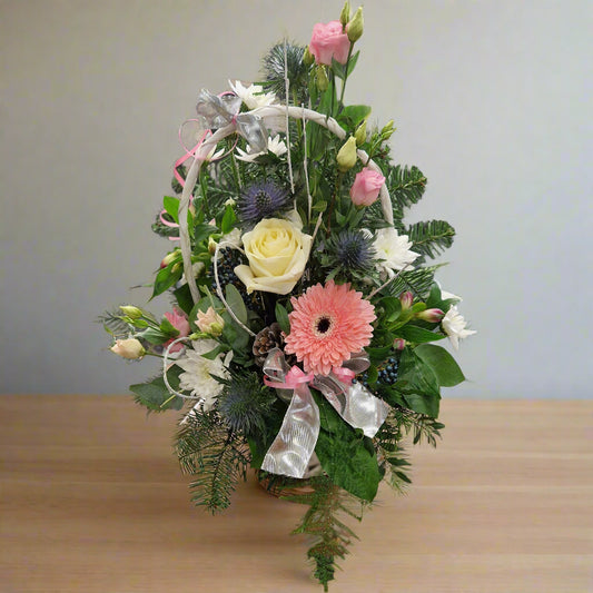 Basket Arrangement | Frosty Garden