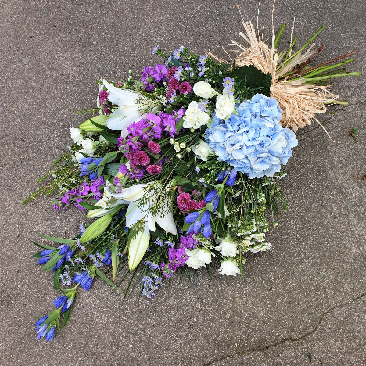 Country Blues Sheaf Funeral Tribute