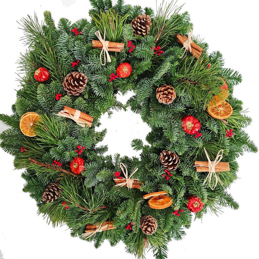 Christmas Wreath | Rustic Fruits