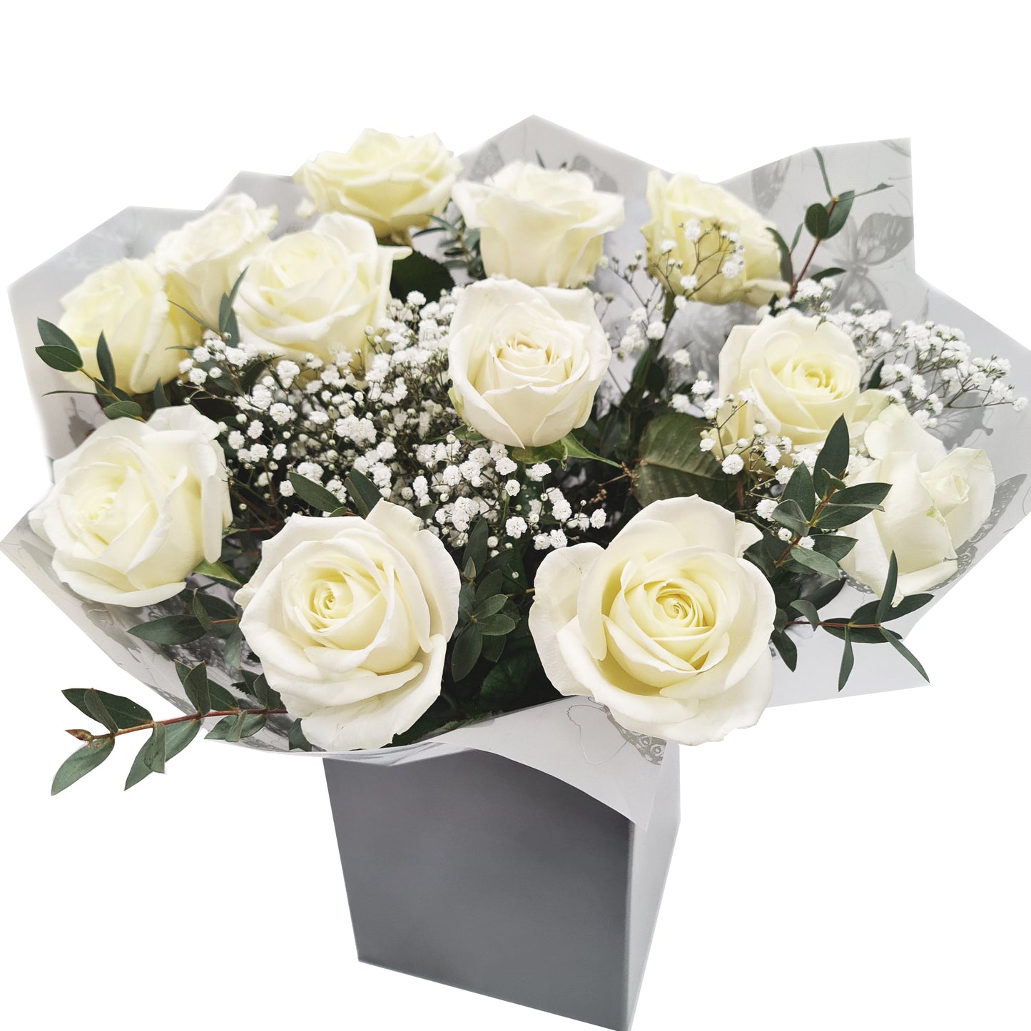 Dozen Roses | White