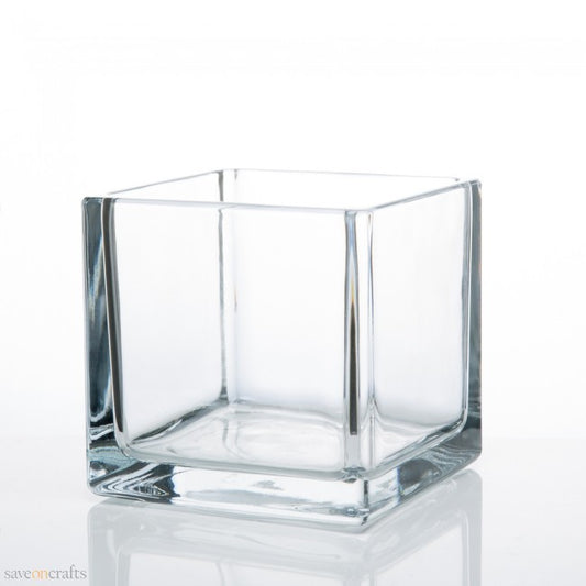 Glass Cube Vases