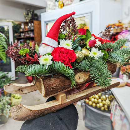Sleigh Arrangement | Florist's Choice (Limited Availability!)