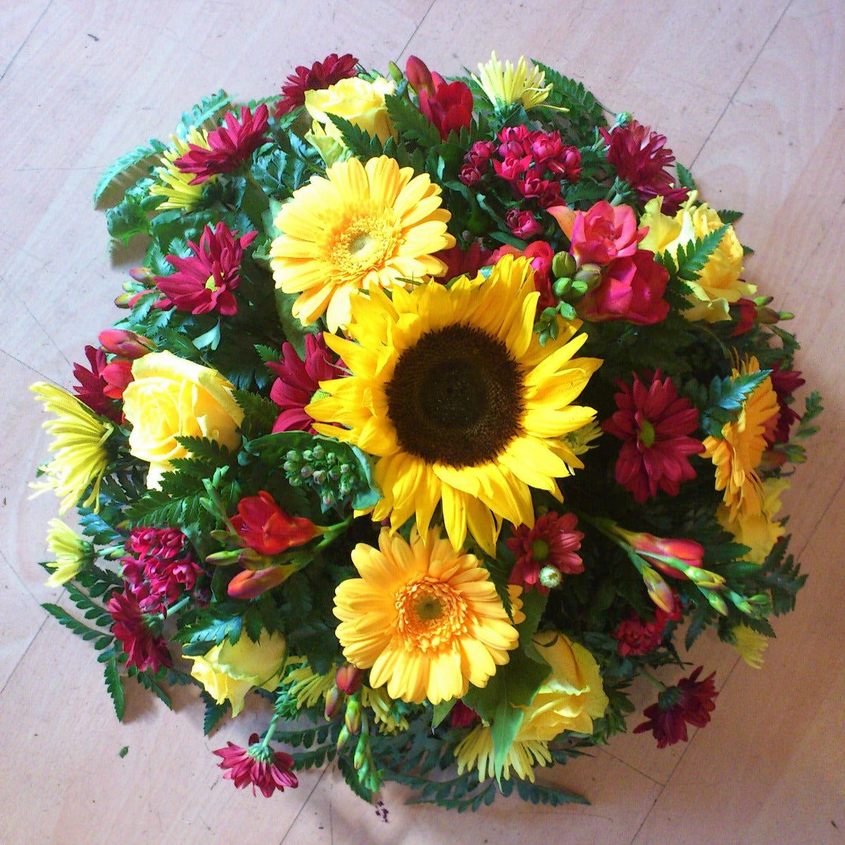 Autumnal Posy Funeral Tribute