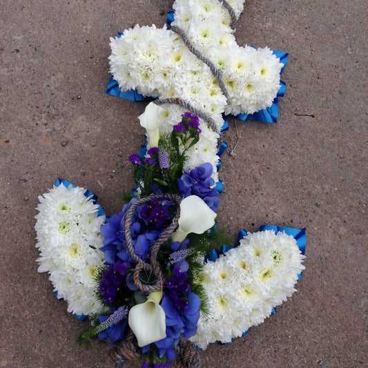 Blue Anchor Funeral Tribute