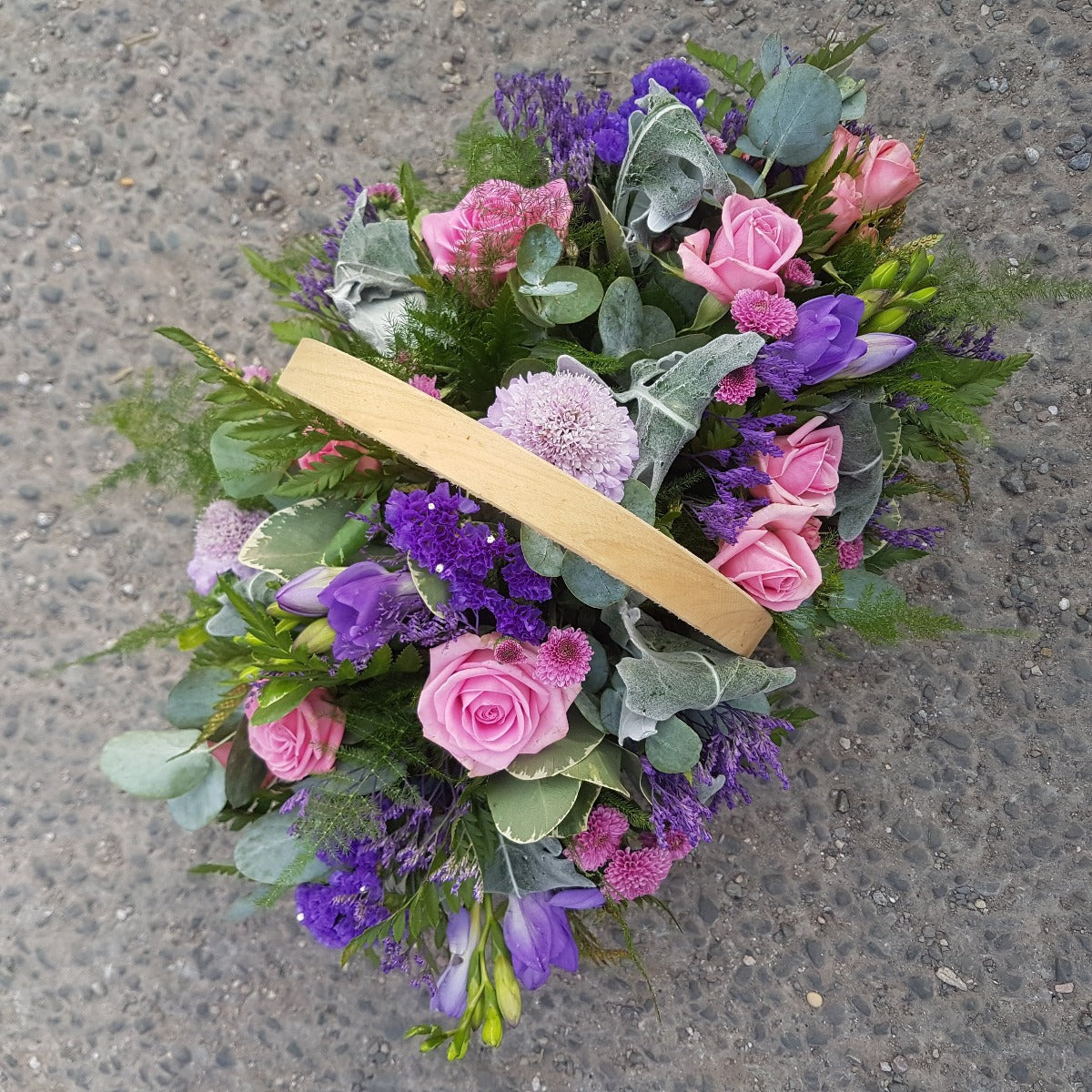 Florie's Flower Basket Funeral Tribute