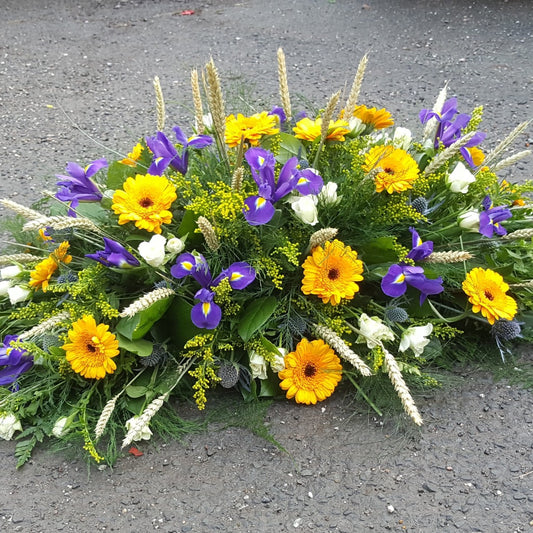 Harvest Meadow Double Ended Spray Funeral Tribute