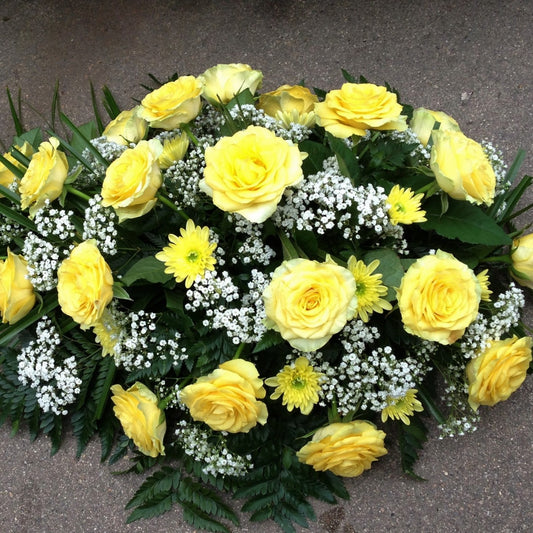 Lemon Rose SprayFuneral Tribute