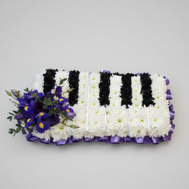 Computer Keyboard Funeral Piano Style Tribute – Les Fleurs Florist